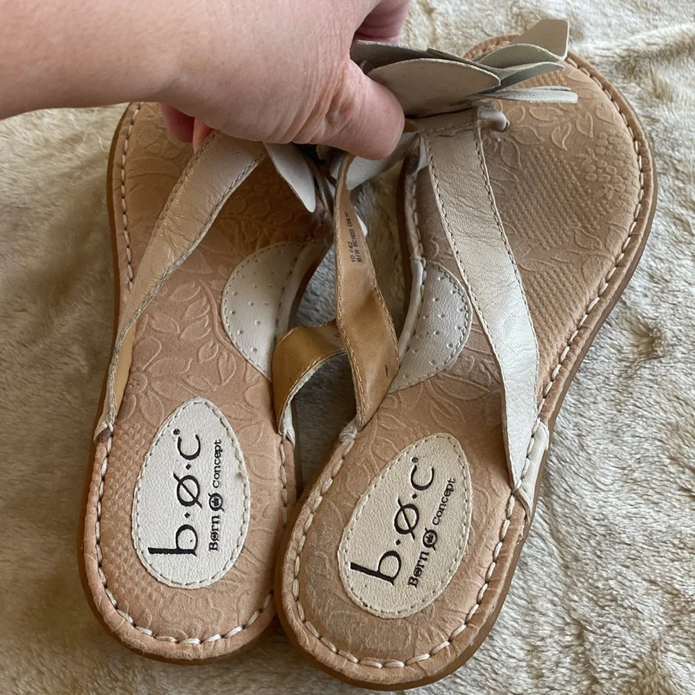BORN Concept leather slippers/sandals
